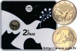 FRANCE Coin-Card 2 Euro LA PAIX EN EUROPE 2015 Pessac