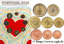 PORTUGAL SÉRIE Euro FLEUR DE COIN 2016 Lisbonne