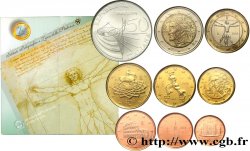 ITALIE SÉRIE Euro BRILLANT UNIVERSEL (9 pièces) 2004