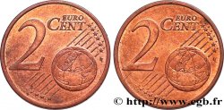 EUROPEAN CENTRAL BANK 2 Cent Euro biface - double face commune n.d.