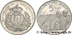 RÉPUBLIQUE DE SAINT- MARIN Belle Épreuve 5 Euro EXPLORATION EUROPÉENNE 2005 Rome