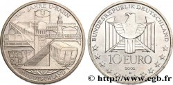 GERMANY 10 Euro CENTENAIRE DU MÉTRO EN ALLEMAGNE 2002 Munich D