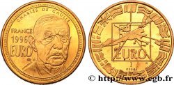 FRANCE “Essai” 1 Euro De Gaulle en bronze florentin 1996