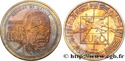 FRANCE “Essai” 1 Euro De Gaulle en bronze florentin 1996