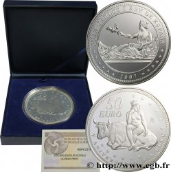 SPAIN Belle Épreuve 50 Euro 5e ANNIVERSAIRE DE L’EURO 2007 Madrid