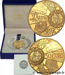 FRANCE Belle Épreuve 50 Euro 850 ANS DE NOTRE-DAME DE PARIS 2013 Pessac
