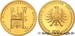 GERMANY Belle Épreuve 100 Euro QUEDLINBOURG 2003 Stuttgart F