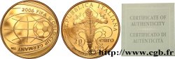 ITALIA Belle Épreuve 20 Euro FIFA 2004 Rome