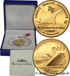 FRANCE Belle Épreuve 50 Euro CONCORDE 2009 Pessac