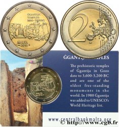 MALTA COIN-CARD 2 Euro TEMPLE DE GGANTIJA 2016