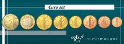 PAYS-BAS LOT DE 8 PIÈCES EURO (1 Cent - 2 Euro WILLEM ALEXANDER) 2014 Utrecht