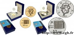 FRANCIA Lot Belle Épreuve 10 Euro argent et 50 Euro or LOUIS XI 2012/2013 Pessac Pessac
