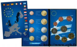 GREECE LOT DE 8 PIÈCES EURO (1 Cent - 2 Euro Europe) 2002 Athènes/Vanda