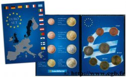 NETHERLANDS LOT DE 8 PIÈCES EURO (1 Cent - 2 Euro Beatrix) 2001 Utrecht