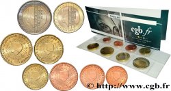 PAYS-BAS LOT DE 8 PIÈCES EURO (1 Cent - 2 Euro Beatrix) 2009 Utrecht