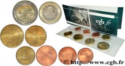 SLOVENIA LOT DE 8 PIÈCES EURO (1 Cent - 2 Euro France Prešeren) 2009 Vanda