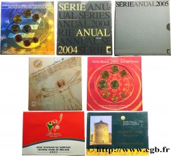 EUROPE Lot de 7 séries BRILLANT UNIVERSEL -  Irlande, Italie, Portugal 2002-2005 
