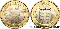 FINLANDE 5 Euro HERMINE DE OSTROBOTHNIA (série faune) 2015 Vanda