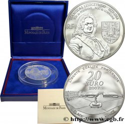 FRANCE Belle Épreuve 20 Euro STANISLAS LESZCZYNSKI 2007 Pessac