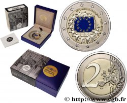 FRANCE Belle Épreuve 2 Euro 30e ANNIVERSAIRE DU DRAPEAU EUROPÉEN 2015 Pessac