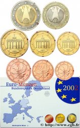 ALLEMAGNE COFFRET Euro BELLE ÉPREUVE - Hambourg (J) 2002 Hambourg (J)