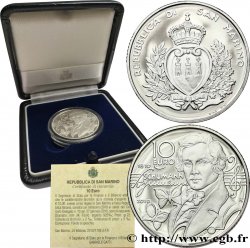 RÉPUBLIQUE DE SAINT- MARIN Belle Épreuve 10 Euro 200e ANNIVERSAIRE DE LA NAISSANCE DE ROBERT SCHUMANN 2010 BE
