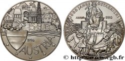 AUTRICHE 5 Euro - 1000 ANS DE L’AUTRICHE 1996