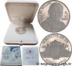 VATICAN Belle Épreuve 5 Euro Béatification du pape Jean-Paul II 2011 Rome