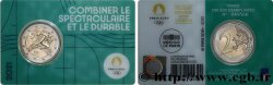 FRANCE Coin-Card 2 Euro JO PARIS 2024 - blister VERT 2021 Pessac