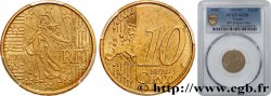 FRANCE 10 centimes, désaxée à 6 heure 2009 Pessac