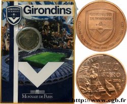 FRANCE Blister BU 1 Euro 1/2 GIRONDINS DE BORDEAUX 2010 Pessac