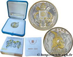 VATICAN Belle Épreuve 5 Euro (or et argent) FONDATION DU CIRCOLO S. PIETRO 2019 Proof set