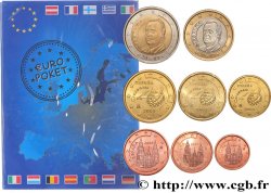 ESPAGNE LOT DE 8 PIÈCES EURO (1 Cent - 2 Euro Juan-Carlos I) 2003 Madrid