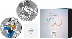 FRANCE BELLE EPREUVE 10 Euro 100 ANS DE DISNEY (colorisé) 2023 Pessac - Monnaie de Paris
