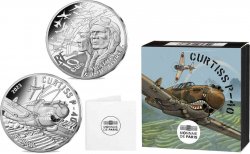 FRANKREICH BELLE EPREUVE 10 Euro LE CURTISS P-40 2023 Pessac - Monnaie de Paris