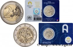FRANCIA Coin-Card 2 Euro JO PARIS 2024 - blister BLEU FONCÉ 2024 Pessac - Monnaie de Paris Pessac - Monnaie de Paris