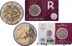 FRANCIA Coin-Card 2 Euro JO PARIS 2024 - blister POURPRE 2024 Pessac - Monnaie de Paris Pessac - Monnaie de Paris
