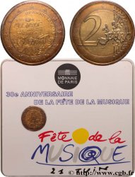 FRANCE Coin-Card 2 Euro 30ème ANNIVERSAIRE DE LA FÊTE DE LA MUSIQUE 2011 Pessac