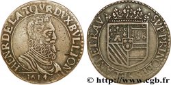 ARDENNES - PRINCIPAUTY OF SEDAN - HENRI OF LA TOUR D AUVERGNE Liard, type 5 (col fraisé sans écharpe, grènetis intérieur au droit et au revers)