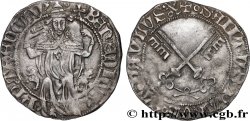 ITALIE - ANTIPAPE BENOÎT XIII (Pierre de Lune) Carlin TTB+/TTB