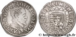 LORRAINE - DUCHÉ DE LORRAINE - CHARLES III LE GRAND DUC Quart de teston, buste vieilli, col plat