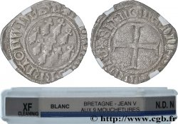 BRETAGNE - DUCHÉ DE BRETAGNE - JEAN V Blanc