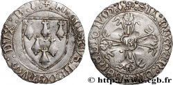 BRETAGNE - DUCHÉ DE BRETAGNE - FRANÇOIS II Gros à l écu AU/AU