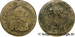 ARDENNES - PRINCIPAUTY OF ARCHES-CHARLEVILLE - CHARLES I OF GONZAGUE Double tournois, col fraisé et alérion couronné, légende latine