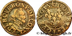 PRINCIPAUTY OF CHATEAU-REGNAULT - FRANCOIS OF BOURBON-CONTI Double tournois, type 14, buste A