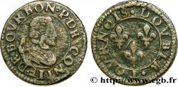 PRINCIPAUTY OF CHATEAU-REGNAULT - FRANCOIS OF BOURBON-CONTI Double tournois, type 18