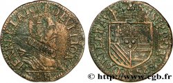 ARDENNES - PRINCIPAUTY OF SEDAN - HENRI OF LA TOUR D AUVERGNE Liard, type 4 (col fraisé, grènetis intérieur au droit et au revers)