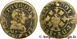 PRINCIPAUTY OF SEDAN - FREDERIC-MAURICE DE LA TOUR D AUVERGNE Double tournois, type 13 (grande collerette/grande tour en bas du champ)