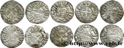 ORLÉANAIS - ÉVÊCHÉ D ORLÉANS ET AU NOM D HUGUES DE FRANCE Deniers (lot de 10) lot