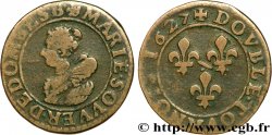 DOMBES - PRINCIPAUTÉ DE DOMBES - MARIE DE BOURBON-MONTPENSIER Double tournois